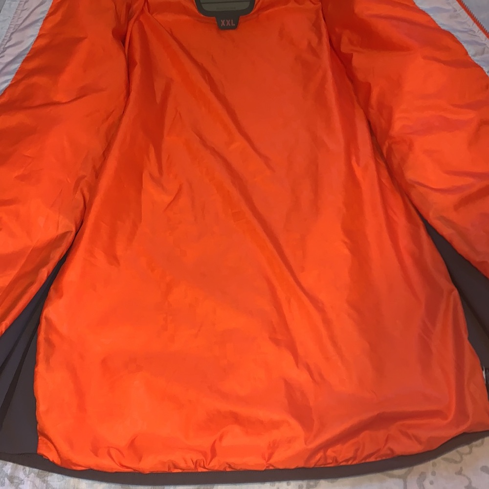 Under Armour Performance Puffer Jacket Gray Orang… - image 7